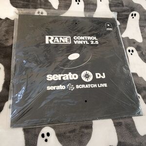 Rane Serato Control Vinyl 2.5 12" Black Record DJ Scratch Live New Sealed 2013